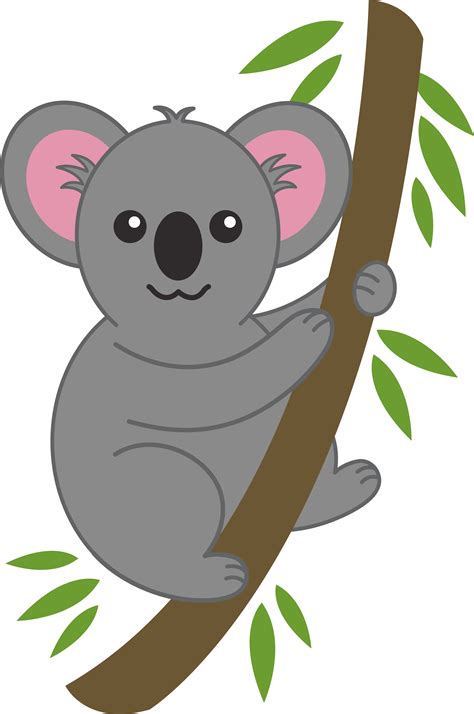Royalty-free animal clipart picture of a black and white outline of a koala smashing a computer, on a white background. . Koala clip art